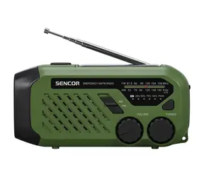 SENCOR SRD 1000SCL GR zelená / Přenosné rádio / FM&AM / 2000 mAh