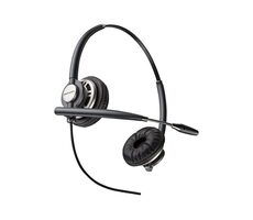 Poly EncorePro 720D černá / Náhlavní souprava / mikrofon / dvě sluchátka / USB-A