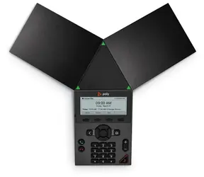 Poly Trio 8300 černá / Konferenční telefon / SIP / PoE / Bluetooth / Wi-Fi