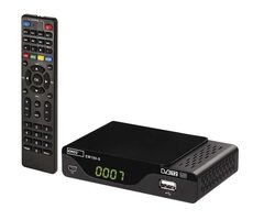 EMOS 190-S HD / HD / DVB-T2 / H.265 / HEVC / 1× USB 2.0 / 1× HDMI 1.4 / IEC / 2 × IEC / SCART