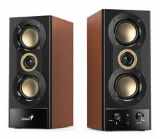 GENIUS SP-HF800BT černo-hnědá / Repro / 2.0 / BT 5.3 / 20W / Dřevěné