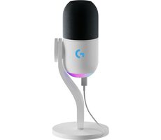 Logitech G Yeti GX Dynamic RGB bílá / herní mikrofon