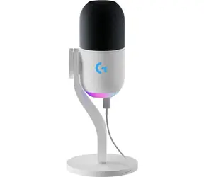 Logitech G Yeti GX Dynamic RGB bílá / herní mikrofon