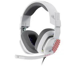 Logitech Astro A10 bílá / herní sluchátka / 3.5 mm jack / mikrofon / 2 m