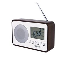 Rozbaleno - Camry CR 1153 bílá / Přenosné rádio / FM / 2x AA  / rozbaleno