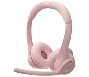 Logitech Zone 300 růžová / bezdrátová sluchátka s mikrofonem / BT