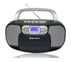 ROADSTAR RCR-4635UMPBK černá / Radio s CD přehrávačem / FM / PLL / CD / MP3 / 3.5mm / Kazeta 