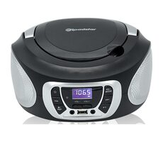 ROADSTAR CDR-365U/SL černá / Radio s CD přehrávačem / FM / PLL / CD / MP3 / 3.5mm / USB  
