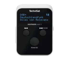 TechniSat DIGITRADIO mobil 2 kapesní rádio černo-bílá