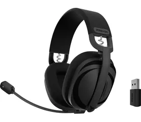 PREYON Tornado Fly černá / herní bezdrátová sluchátka / mikrofon / Bluetooth 5.2 / USB-C