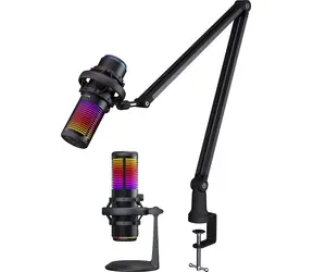 PREYON Osprey Scream RGB černá / stolní mikrofon / kardionální / rameno / RGB / USB
