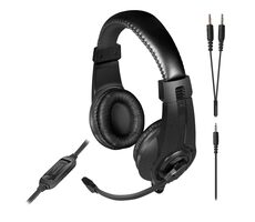 LEGATOS Stereo Gaming Headset černá / herní sluchátka / mikrofon / 3.5mm Jack / ovládání hlasitosti
