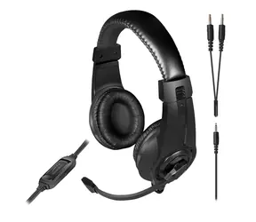 LEGATOS Stereo Gaming Headset černá / herní sluchátka / mikrofon / 3.5mm Jack / ovládání hlasitosti