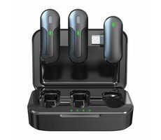 Technaxx TX-301 Bezdrátové klopové mikrofony / 15m / latence 30ms / až 6 hodin