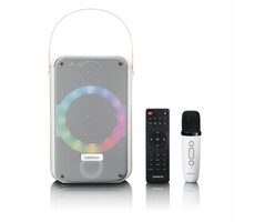 Lenco BTC-060WH bílá / Karaoke / 20W / BT 5.2