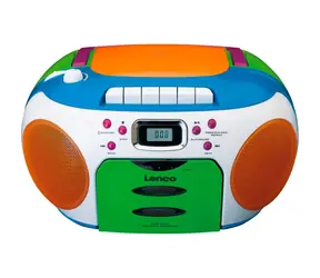 Lenco SCD971 / FM rádio / CD & kazetový přehrávač / 2x2W / 3.5mm jack