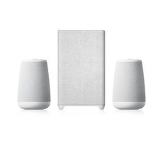 Homatics Sound&Sound 2.1 bílá / Bezdrátové reproduktory + Subwoofer / Dolby Audio / Bluetooth 5.0