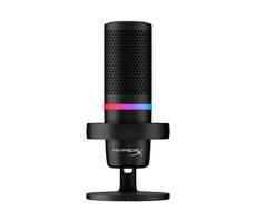 HyperX DuoCast USB černá / stolní mikrofon / RGB podsvícení / pop filtr