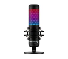HyperX QuadCast S USB černá / stolní mikrofon / RGB podsvícení / anti-vibrační držák