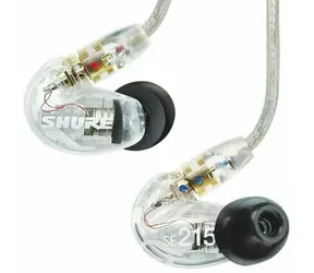 Shure SE215-CL-EFS transparetní / Sluchátka do uší / studio / 3.5 mm / kabel 1.62 m
