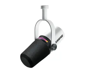 Shure MV7+-W bílá / Dynamický mikrofon / XLR / 50 - 16000 Hz 