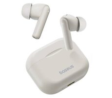 Baseus Bowie E17 bílá / Bezdrátová sluchátka / mikrofon / Bluetooth 5.3  