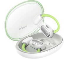 Baseus Bowie Eli Sport 1 Open-Ear zelená / Bezdrátová sluchátka / mikrofon / Bluetooth 5.3 / IPX4