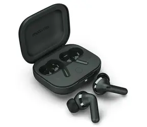 Motorola Moto Buds+ šedá / bezdrátová sluchátka s mikrofonem / Bluetooth / ANC
