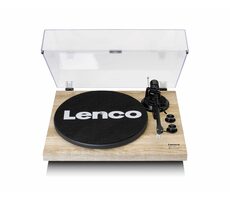 Poškozený obal - Lenco LBT-188 světle hnědá / Gramofon / 33 & 45 RPM / USB / BT / RCA / předzesilovač