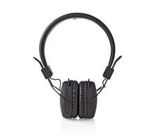 Nedis Bezdrátová sluchátka on-ear černá / mikrofon / Bluetooth 5.0 / micro-USB / ovládání stiskem 