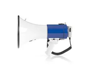 Nedis Megafon / Maximální rozsah: 1500 m / 120 dB / mikrofon / siréna / ramenní pop