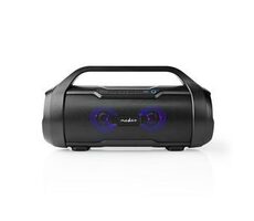 Nedis SPBB310BK černá / Reproduktor / Bluetooth / 2.0 / 120 W / AUX / Micro SD / USB / IPX5 / Propojitelný 