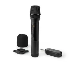 Nedis Bezdrátový Mikrofon / 20 Kanály / 1 Mikrofon / Kardioid / 70 Hz - 13 kHz / 1000 Ohm / -95 dB 
