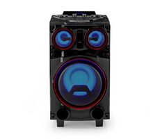 Nedis Reproduktor Bluetooth® Party / Maximální doba přehrávání na baterie: 6.5 hod / 120 W / Držadlo 