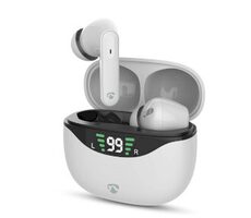 Nedis HPBT2450WT bílá / bezdrátová sluchátka s mikrofonem / ANC / Bluetooth / až 30 hodin 