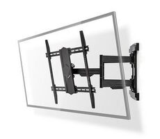 Nedis Nástěnný TV držák Full Motion / 43 - 100 " / Maximální podporovaná hmotnost obrazovky: 70 kg / Naklápěcí / Otočné