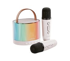Maxlife MXKS-200 / Karaoke set / 5W / Bluetooth 5.0 / jack 3.5mm / RGB / bílá
