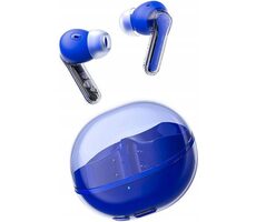 Soundpeats Clear modrá / bezdrátová sluchátka / mikrofon / Bluetooth 5.3 / IPX4 / výdrž až 40 hodin 