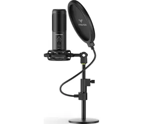 PREYON Buzzard Scream černá / Stolní mikrofon s ramenem / kardiodní / RGB / USB-C