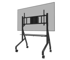 Neomounts BOS FL50-575BL1 / stojan na podlahu pro televize / velikost 65-110" / VESA 100x100 - 1100x600 / nosnost 125 kg