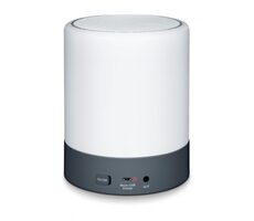 Rozbaleno - Beurer WL 50 šedá / radiobudík / 3 nastavení intenzity světla / Bluetooth / AUX / rozbaleno