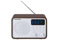 BLAUPUNKT PP7BT bílá / přenosné rádio / FM / Bluetooth / AUX / USB / dálkový ovladač / 4-5 hodin provozu