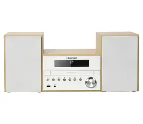 BLAUPUNKT MS45BT bílá / audio systém / až 300W / CD / MP3 / Bluetooth / FM / USB / budík / dálkový ovladač