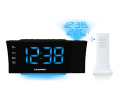BLAUPUNKT CRP81USB černá / rádio budík / LED displej / projekce času a teploty / stmívatelný 