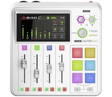 Rode RodeCaster Duo bílá / Digitální mixážní pult /3.5mm / XLR / USB-C / Bluetooth / microSD