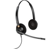 Poly EncorePro 520D černá / Náhlavní souprava / mikrofon / dvě sluchátka / USB-A