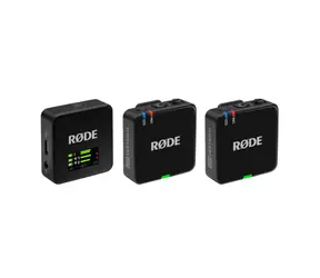 Rode Wireless GO Gen 3 černá / bezdrátový mikrofonní systém / 2x vysílač a 1x přijímač / 3.5mm jack / USB-C