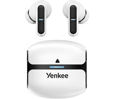 YENKEE YHP 09BT WE TWS EVEPODS PRO bílá / bezdrátová sluchátka / mikrofon / ENC / Bluetooth 5.3 