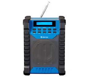 Denver WRB-60 DAB+ / aku stavební rádio / DAB+ FM / BT / Li-ion 2000 mAh / IP54