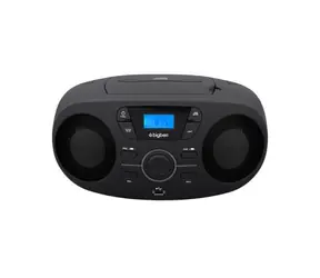 Bigben CD61NUSB černá / Přenosný CD přehrávač / MP3 / FM / 6 x LR14 